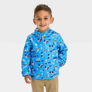 CAT & JACK CONSTRUCTION TRUCKS LINED JACKET - MULTIPLE SIZES